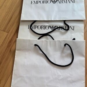 Emporio Armani Elegant White Bags